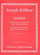Kuffner Quintett Bassetthorn-Klarinette-Flöte-Horn und Fagott (Part./Stimmen) (F.G. Höly)