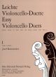 Rentmeister Leichte Violoncello Duette Vol.1 2 Violoncellos