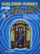 Golden Tunes for Flute! (10 Famous Songs and Evergreens) (Flute) (Bk-Cd) (edited by Ed Wennink) (grade 3)