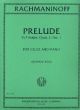 Rachmaninoff Prelude F-major Op.2 No.1 Cello and Piano (Leonard Rose)