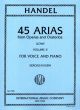 Handel 45 Arias Vol. 2 Low Voice-Piano (Sergius Kagen)
