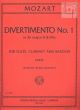 Divertimento No.1 B-flat major (KV.anh.229) (KV 439a)