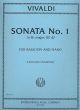 Vivaldi Sonata No.1 B-flat major RV 47 Bassoon and Piano (Leonard Sharrow)