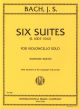 Bach 6 Suites BWV 1007 - 1012 for Violoncello Solo (Edited by Edmund Kurtz) (With Facsimile of the autograph manuscript)