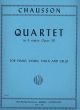 Chausseon Quartet A-major Op.30 Vi.-Va.-Vc.-Piano (Score/Parts)