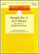 Sonata Op.120 No.1 (Clarinet-Piano) (Book-Online Audio) (edited by Denise Schmidt)