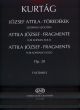 Fragments Poems Attila Jozsef op.20 soprano