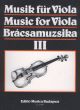 Album Music for Viola Vol.3 for Viola and Piano (Edited and published by Szeredi-Saupe Gusztav)