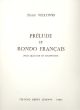 Vellones Prelude et Rondo Francais Op.89 4 Saxophones (SATB) (Score/Parts)
