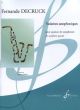 Decruck Variations Saxophoniques Saxophone Quartet (SATB) (Score/Parts) (Intermediate Grade 5 - 6)