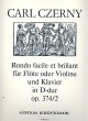 Czerny Rondo Facile et Brillant Op.374 No.2 Flöte (oder Violine)-Klavier (Dieter H. Förster)