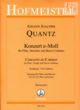 Concerto e-minor QV 5.113 (Flute-Str.-Bc)