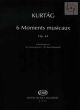 Kurtag 6 Moments Musicaux Op.44 2 Violins-Viola-Violoncello (Playing Score)