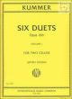 6 Duets Op.156 Vol.1 (No.1 - 3) for 2 Violoncellos Score