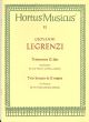 Legrenzi Triosonate G-dur "La Raspona" 2 Violinen und Basso continuo (Werner Danckert)