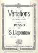 Variations sur un theme Russe Op.49 Klavier