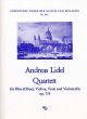 Lidl Quartett Op. 7 / 4 Flöte-Violine-Viola und Violoncello (Stimmen)