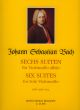 Bach 6 Suites BWV 1007 - 1012 for Violoncello Solo (Edited by Ede Banda) (EMB)