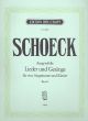 Schoeck Ausgewählte Lieder und Gesänge Vol1 Mittlere Stimme und Klavier (dt./engl./franz.)