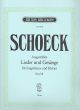 Schoeck Ausgewählte Lieder und Gesänge Vol.3 Mittel Stimme-Klavier (dt./engl./franz.)
