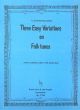 Niewenhuizen 3 Easy Variations on Folktunes 2 Oboes and Cor Anglais (Score/Parts)