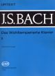 Bach Wohltemperierte Klavier Vol.2 Urtext (Without Fingering) (Edited by István Lantos)