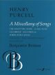 Purcell A Miscellany of Songs for One and Two Voices (Realised by Benjamin Britten)