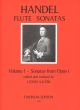 Handel Flute Sonatas Vol.1 Flute-Bc (Sonatas from Opus 1) (Edited and realised by Lionel Salter)