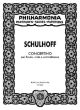 Schulhoff Concertino Flote-Viola-Kontrabass (Studienpartitur)
