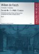 Fesch 6 Sonaten Op. 6 No. 6 d-moll Altblockflöte und Bc (Erich Benedikt)