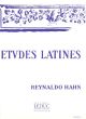 Hahn Etudes Latines 1-2 Voix avec Piano (textes Leconte de Lisle)