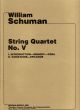Schuman String Quartet No.5 Score and Parts