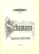Schumann Spanische Liebeslieder Op.138 1 bis 4 Singstimmen mit Klavier