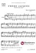 Grandjany Frere Jacques Op. 32 pour Harpe (Fantaisie) (interm.level)