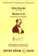 Nicolai Messe D-dur Soli-Chor-Orchester (Klavierauszug) (Markus Koch)