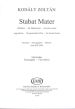 Kodaly Stabat Mater for TTBB or SATB (First Edition) (Edited by Sulyok Imre)