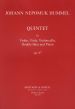 Hummel Quintett es-moll Op.87 Vi.-Va.-Vc.-Kb.-Klavier Partitur und Stimmen