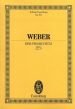 Weber Der Freischutz Opus 77 JV 277 (Oper Komplett) Studienpartitur (Stefan de Haan und Hermann Abert)