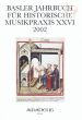 Jahrbuch fur Historische Musikpraxis Vol.26: 2002