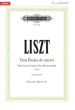 Liszt 3 Études de Concert S.144 Piano solo (edited by Leslie Howard)