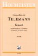 Telemann Konzert TWV 40:202 4 Kontrabässe (Part./Stimmen) (arr. Ulrich Franck)