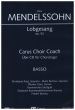 Mendelssohn Lobgesang - Symphonie-Kantate Op.52 MWV A18 Bass Chorstimme CD (Carus Choir Coach)