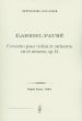 Faure Concerto ré mineur Op.14 pour Violon et Orchestre Partition de Poche