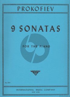Prokofieff 9 Sonatas Piano (authentic edition)