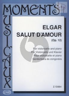 Salut d'Amour Opus 12 Violoncello and Piano