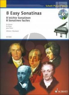 8 Easy Sonatinas (from Clementi to Beethoven) (Bk-Cd)