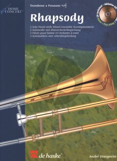 Waignein Rhapsody for Trombone [TC/BC] and Piano (Book with Play-Along/Demo CD) (interm.level)