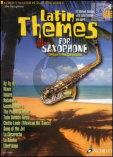 Latin Themes (12 Vibrant Themes) (Alto Sax.) (Bk-Cd)