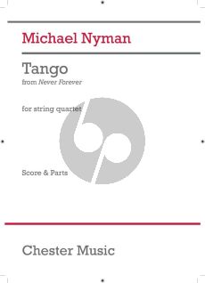 Nyman Tango String Quartet ((from Never Forever)) (Score/Parts)