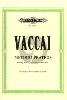 Vaccai Metodo Pratico Mittlere Stimme / Medium Voice
